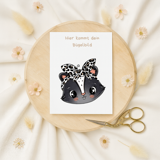 Bügelbild: Stinktier