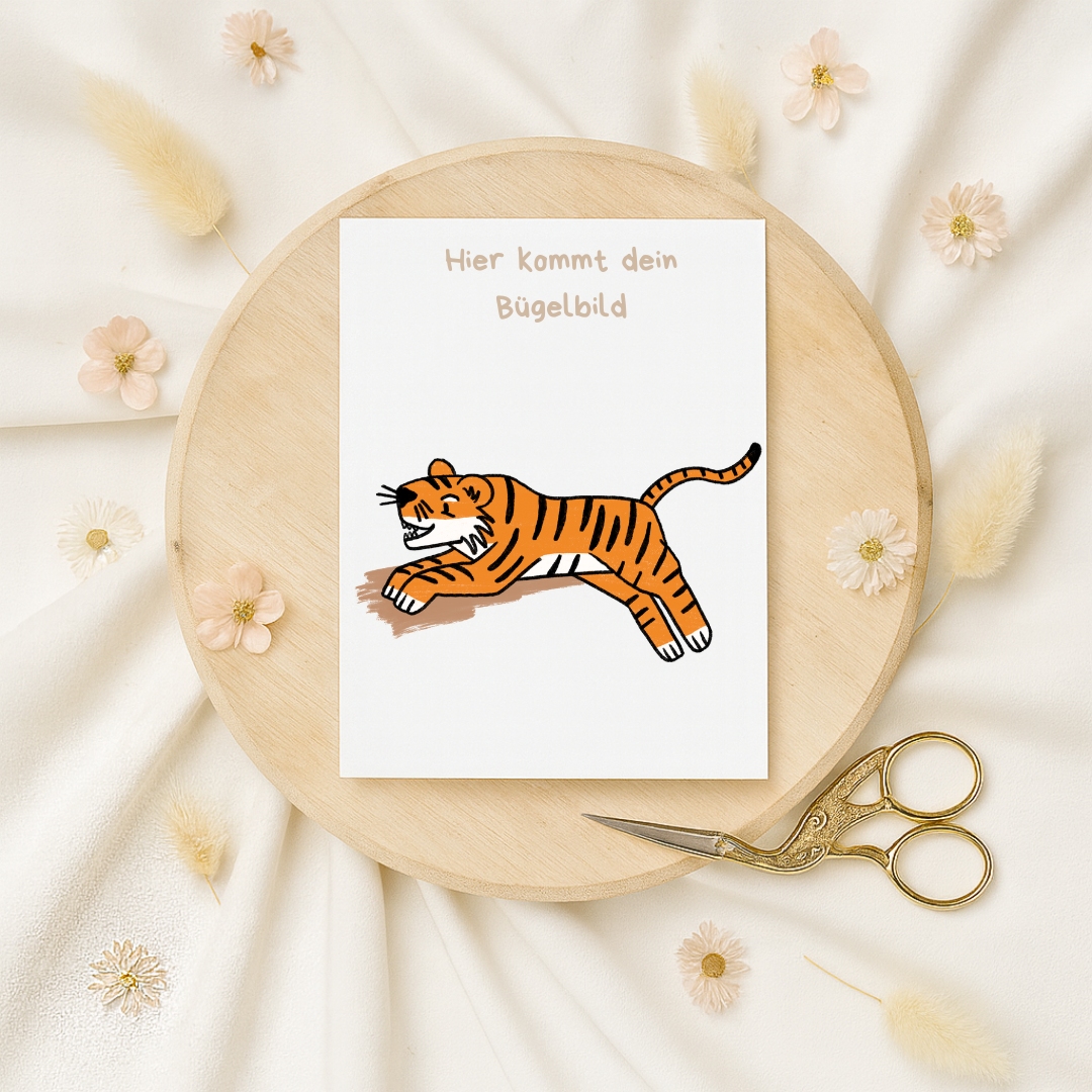 Bügelbild: Tiger 2