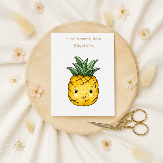 Bügelbild: Ananas 1