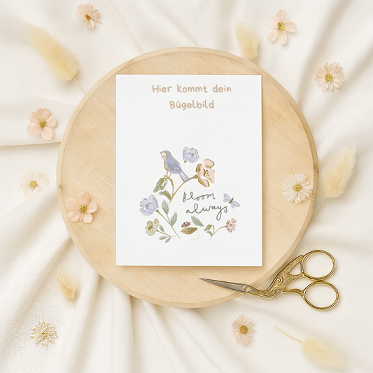 Bügelbild: Wiesenblumen