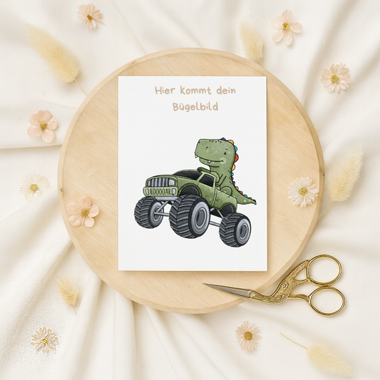 Bügelbild: Rexi Truck grün