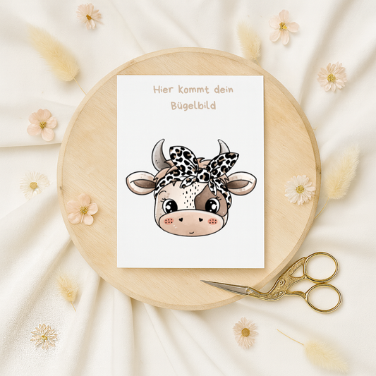 Bügelbild: Kuh