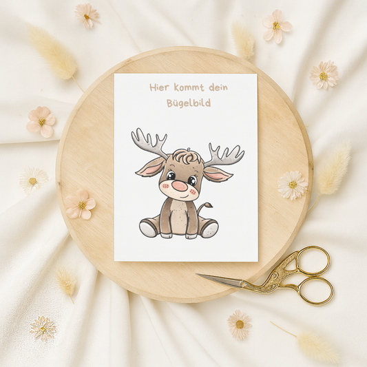 Bügelbild: Elchilein