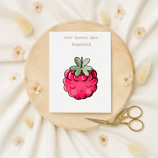 Bügelbild: Himbeere 2