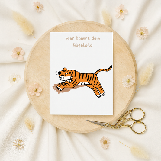 Bügelbild: Tiger 2
