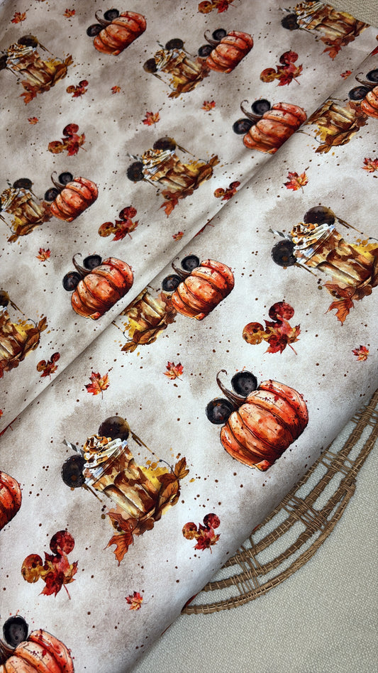 Kürbis Mäuse French Terry