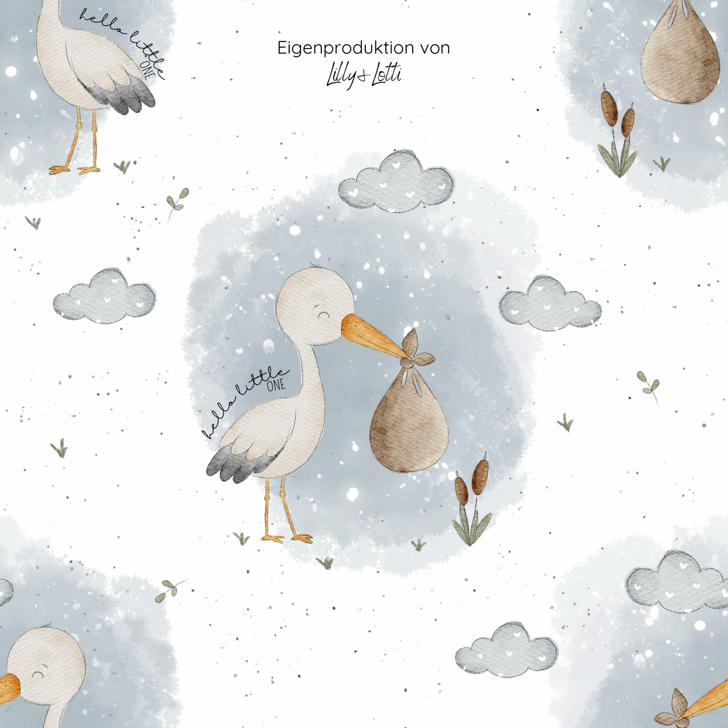 Vorbestellung: Storch blau