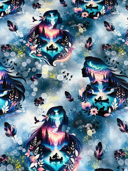 Prinzessin Wasser French Terry