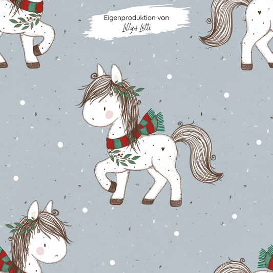 Vorbestellung: Winterpony blau